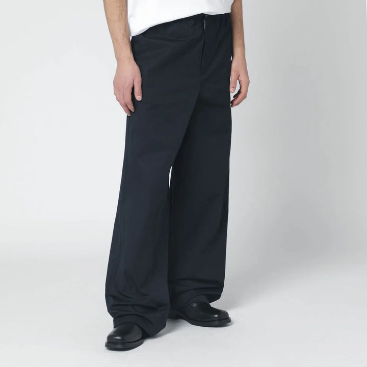 Jil Sander - Midnight blue cotton trousers Brand Pants