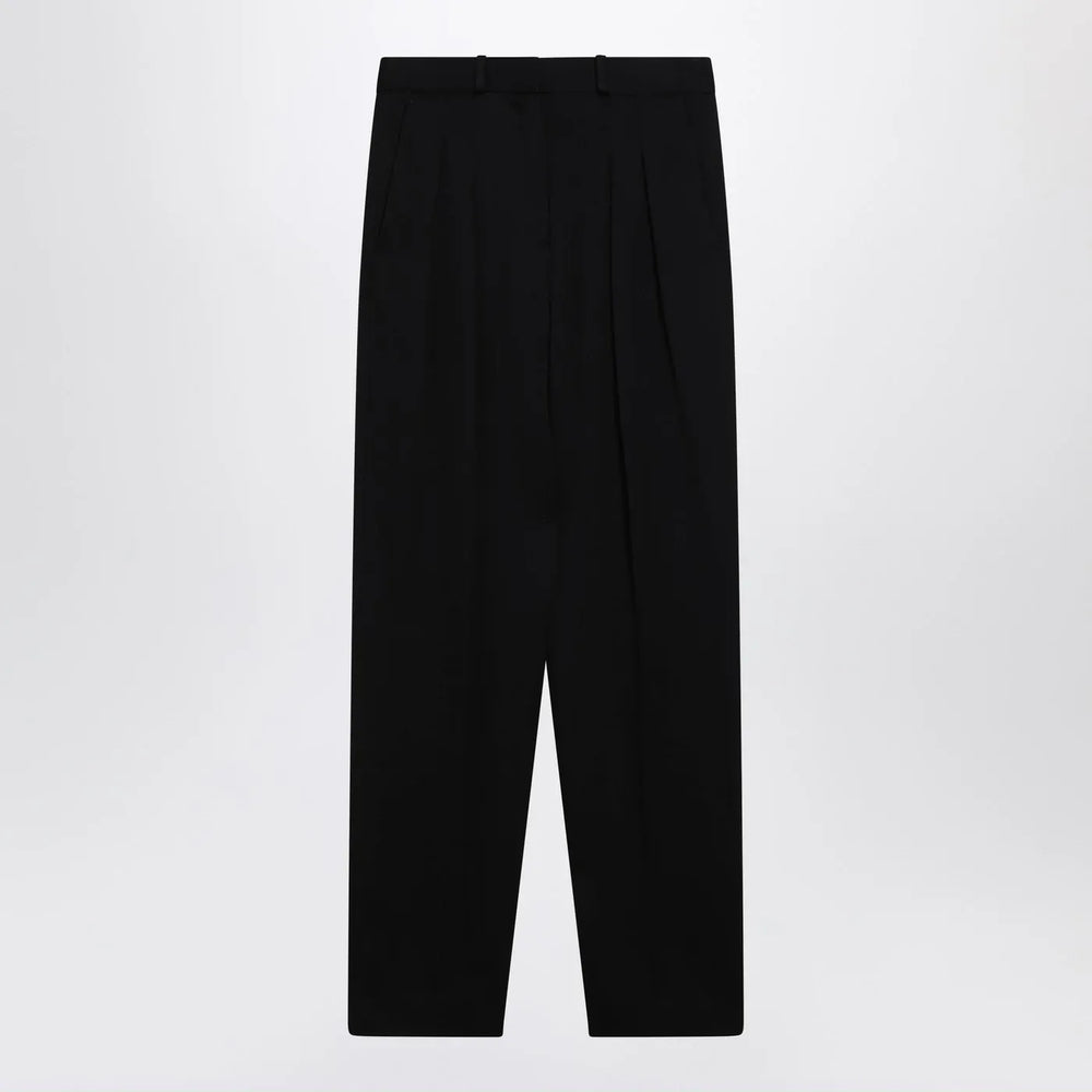 LouLou De Saison - Black wool-blend trousers Brand Pants 36  FR