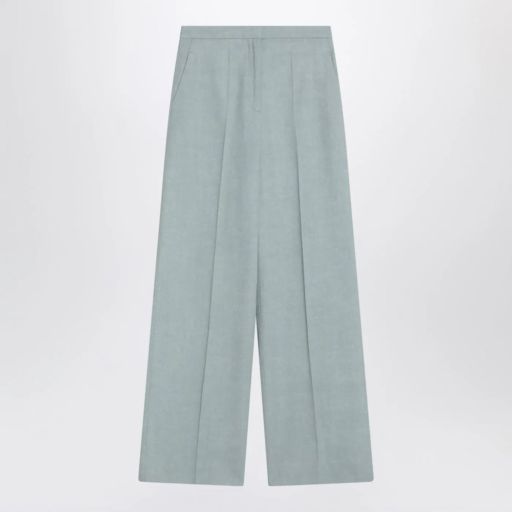 LouLou De Saison - Gray fog pants in cotton blend Brand Pants 40  FR