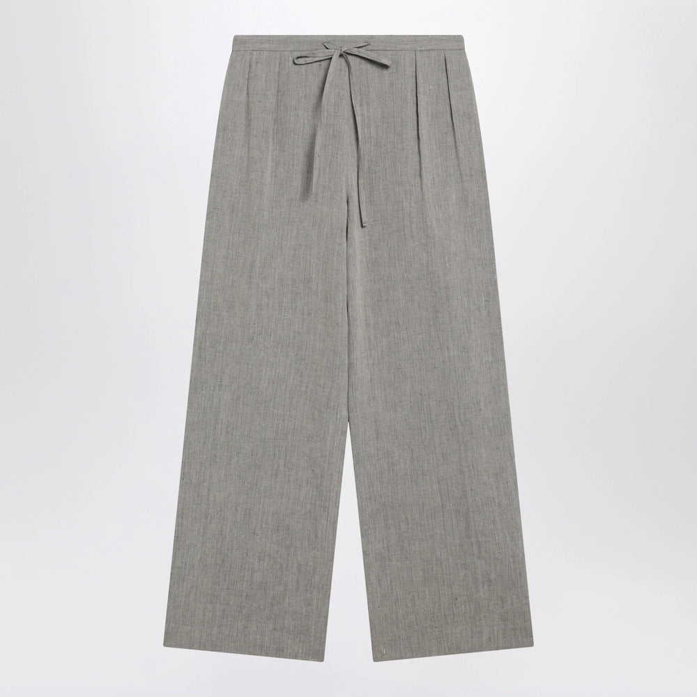 LouLou De Saison - Grey Clark Pleated Trousers Brand Pants 38  FR