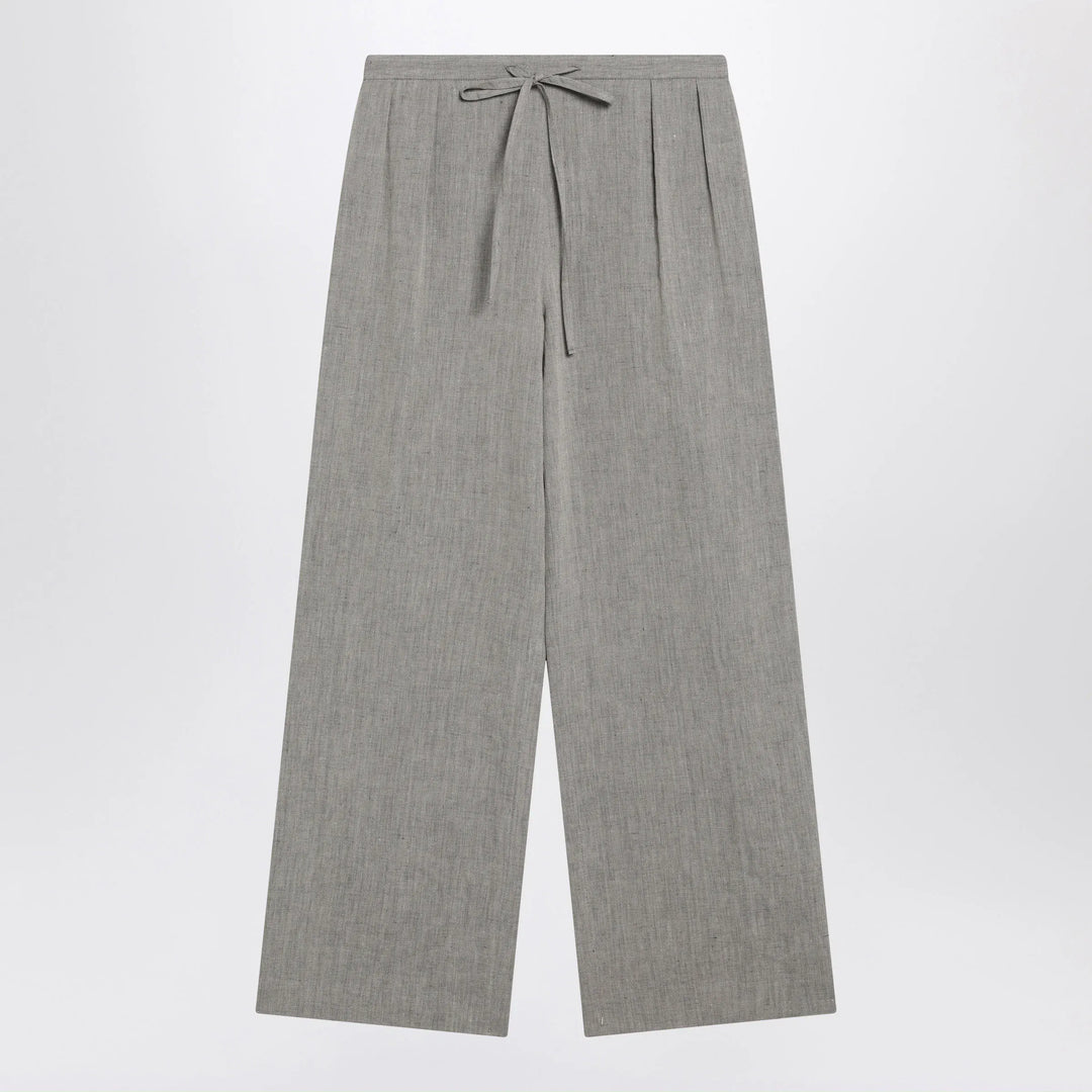 LouLou De Saison - Grey Clark Pleated Trousers Brand Pants 38  FR