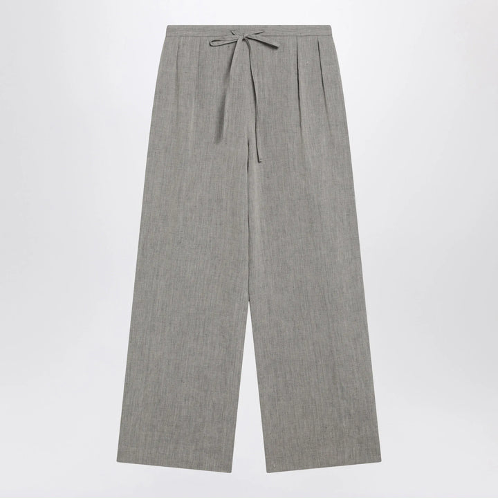 LouLou De Saison - Grey Clark Pleated Trousers Brand Pants 38  FR