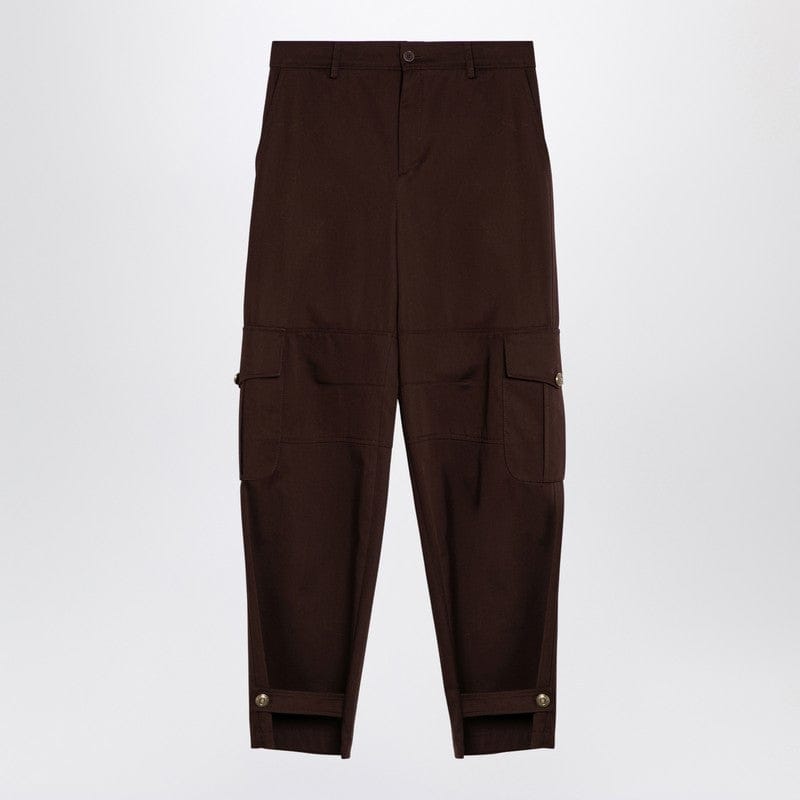 Pants Moschino - Brown wide cargo trousers - 42 IT Brand