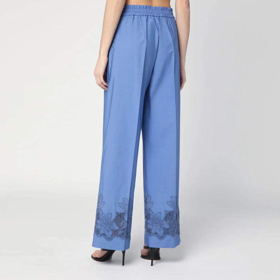 P.A.R.O.S.H. - Embroidered cotton pants Brand Pants M