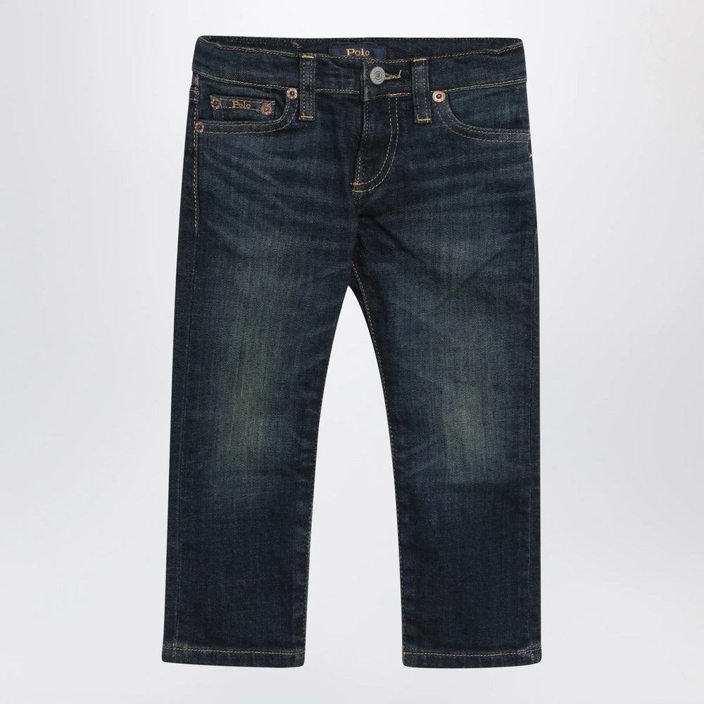Polo Ralph Lauren - Dark blue washed-effect jeans Brand Pants 2
