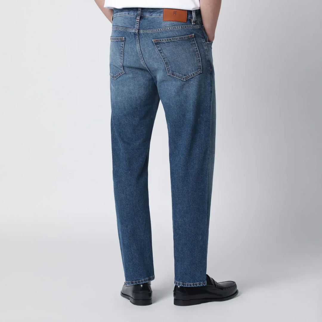 PT Torino Denim - Mid-blue washed Rebel jeans Brand Pants