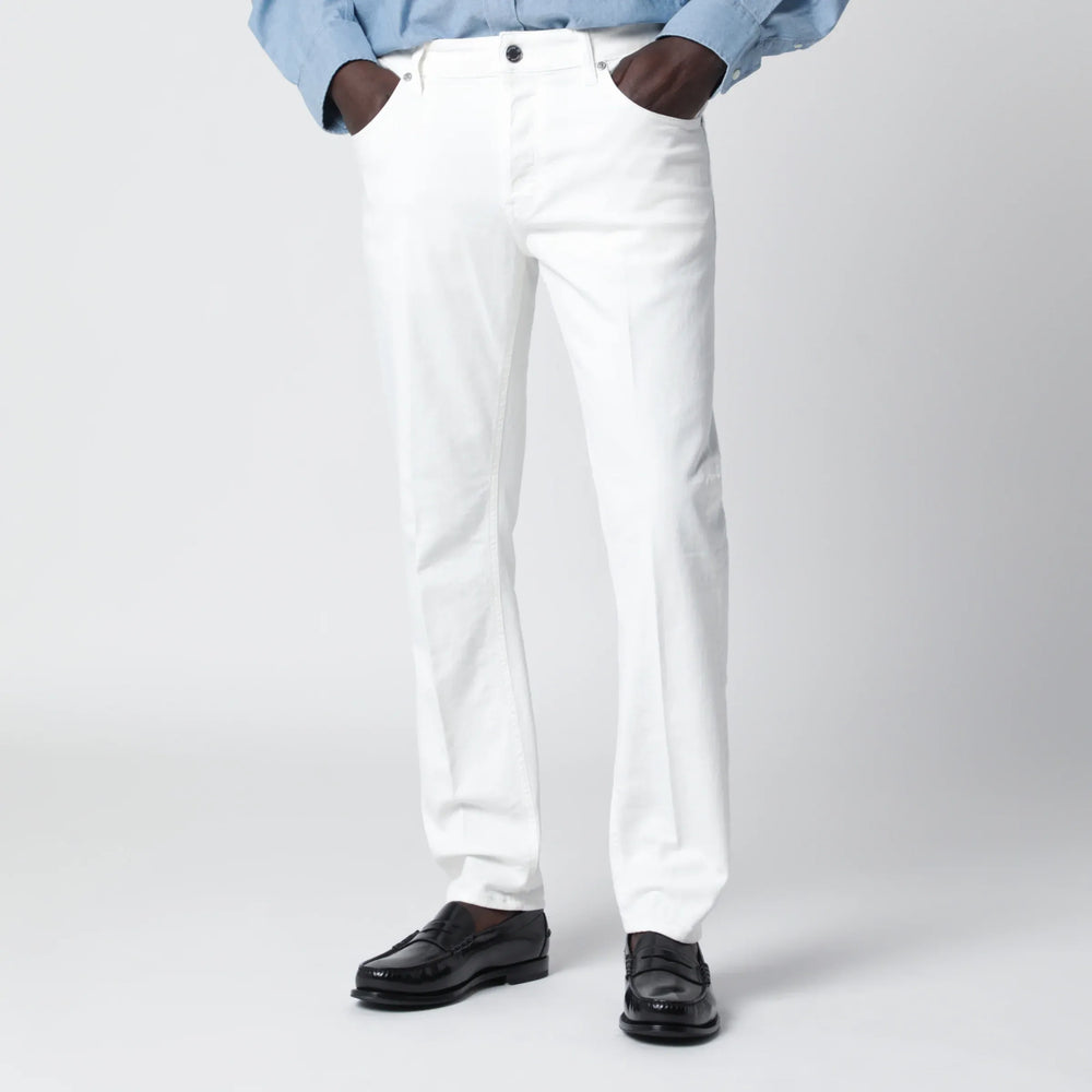 PT Torino Denim - White Reggae Tapered Trousers Brand Pants 30
