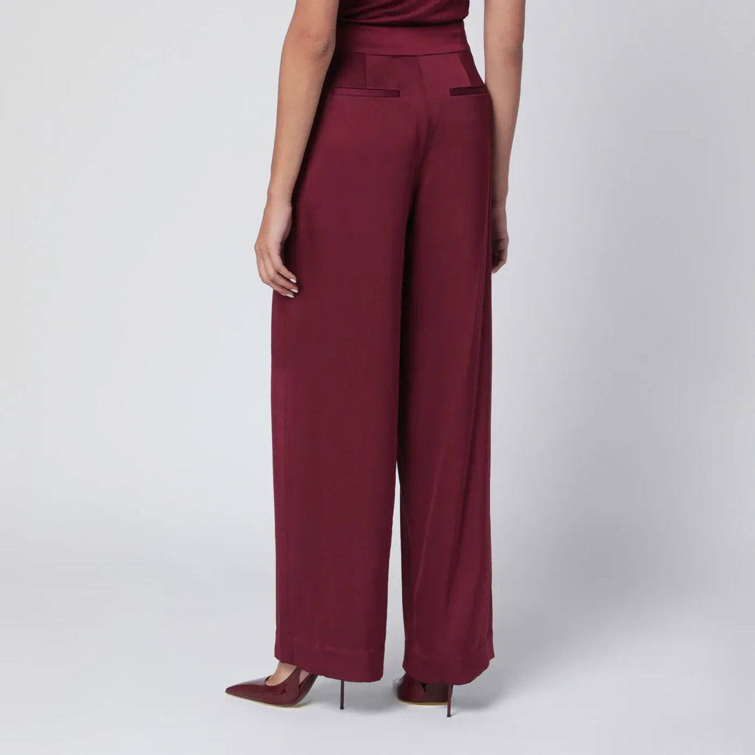 SIMKHAI - Kyra trousers in blueberry satin Brand Pants 4 US