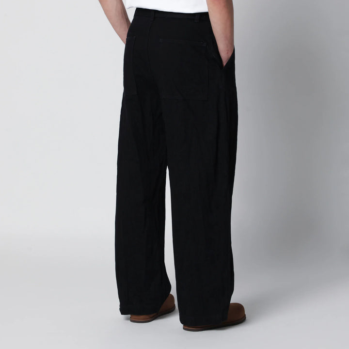 STUDIO NICHOLSON - Now mid-rise jeans in black cotton denim Brand Pants