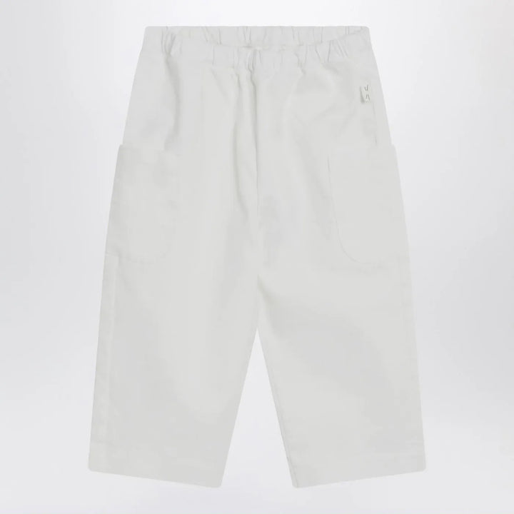 Teddy &amp; Minou - Milky white cotton trousers Brand Pants 1/3M
