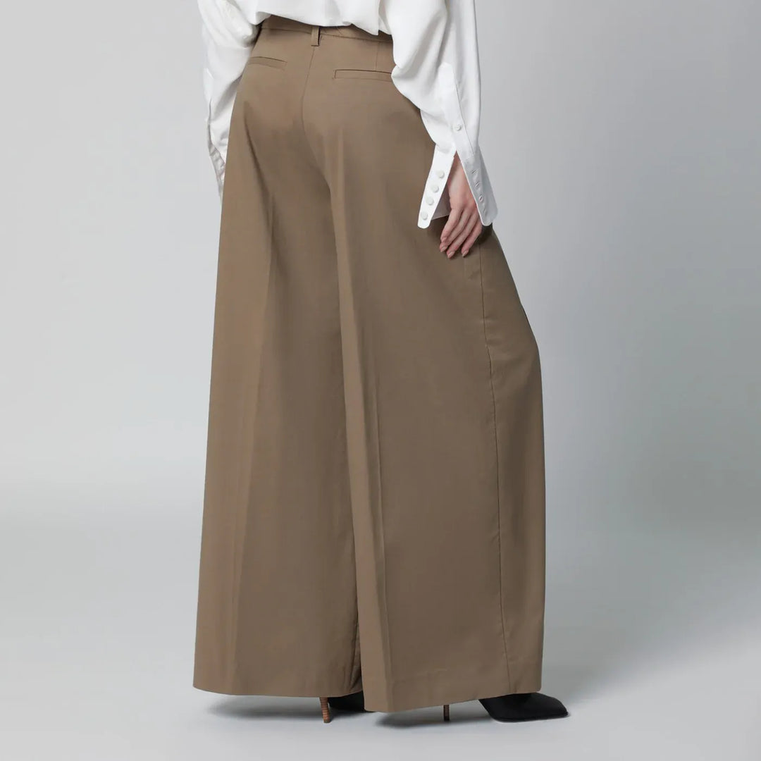 TheLatest - Cognac cotton Deva trousers Brand Pants