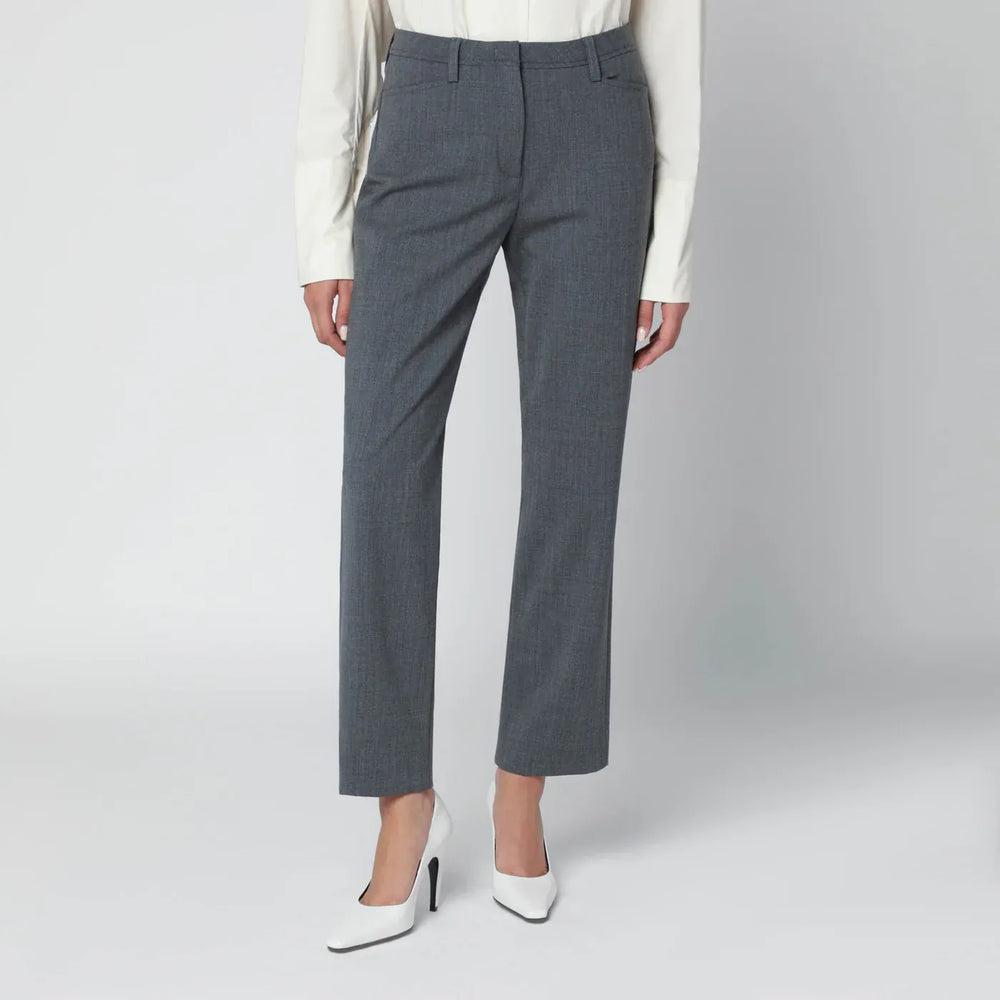 TheLatest - Grey wool-blend trousers Brand Pants 44  IT