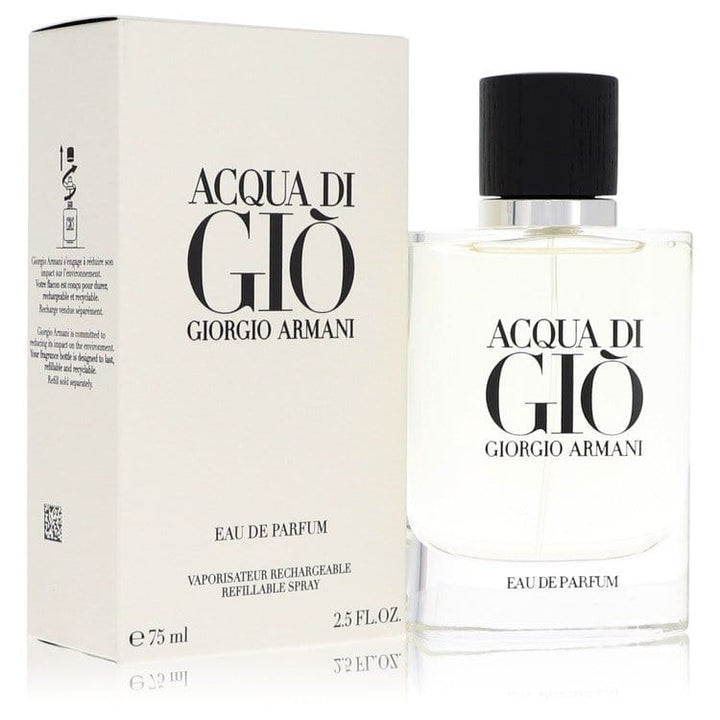 Perfume &amp; Cologne 75 ml Eau De Parfum Refillable Spray Acqua Di Gio Eau De Parfum Refillable Spray By Giorgio Armani Brand