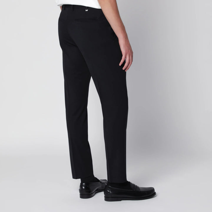 PT Torino - Dieci trousers in black wool blend Brand
