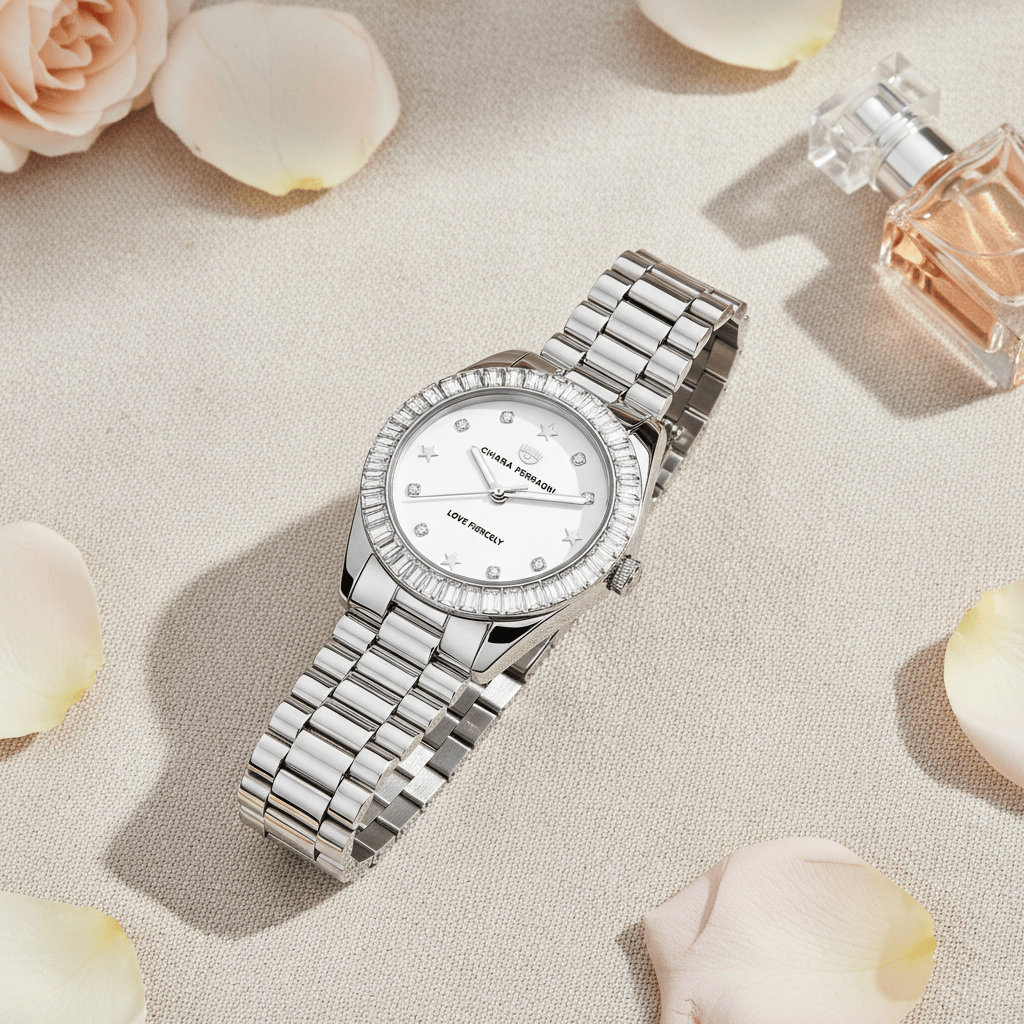 Chiara Ferragni Everyday Silver Watch Brand Quartz Watches
