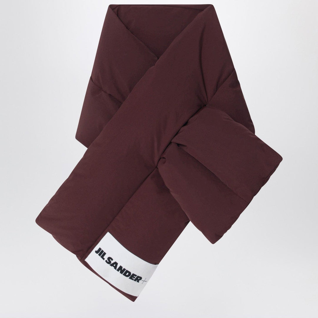 Scarves & Shawls TU Jil Sander - Plum padded scarf with logo Brand