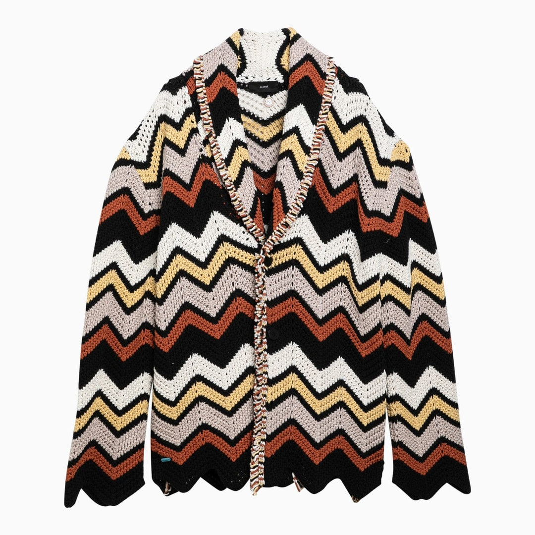 Shirts & Tops M Alanui - Cardigan in crochet zig zag multicolore Brand
