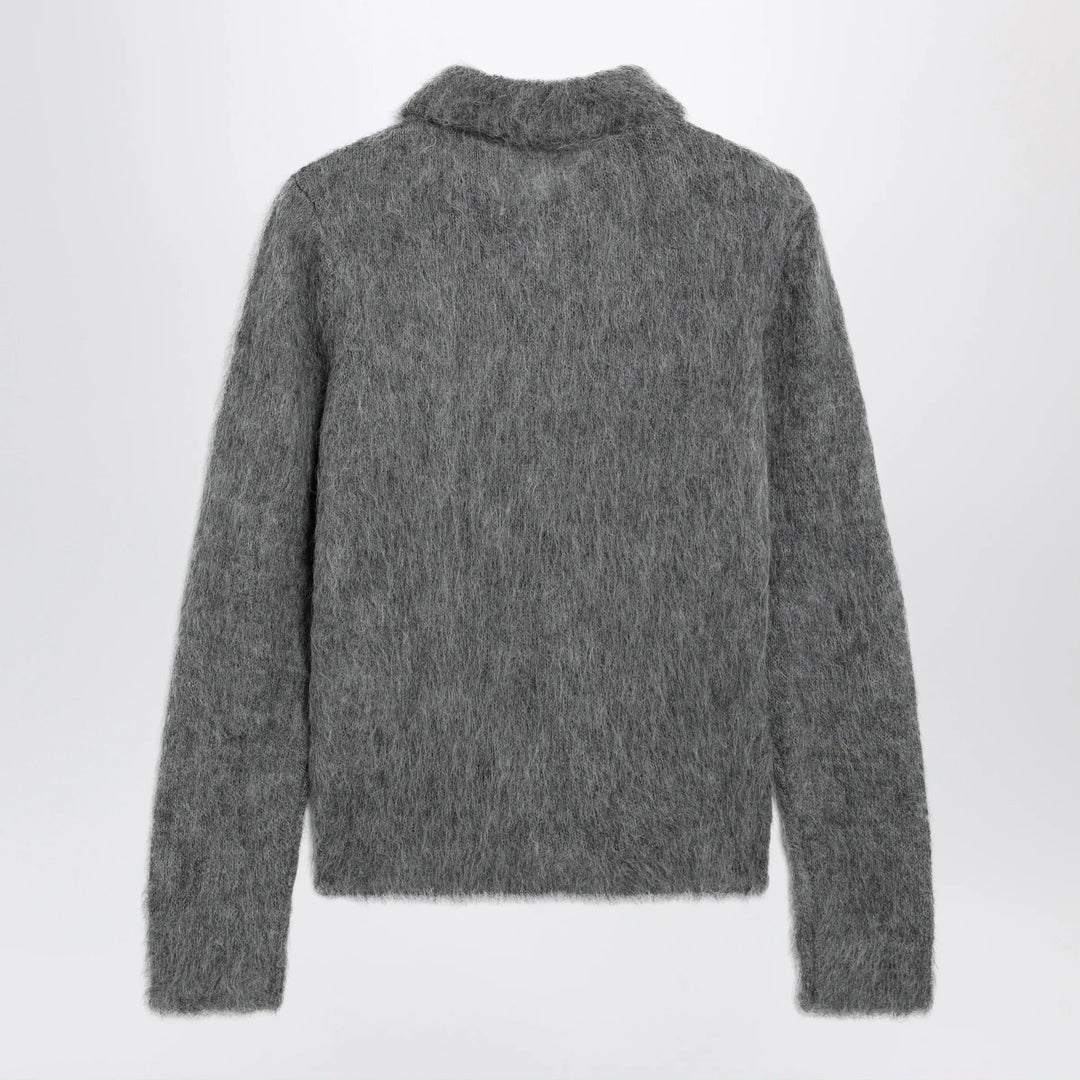 Chloé - Smoke grey alpaca-blend cardigan Brand Shirts &amp; Tops M