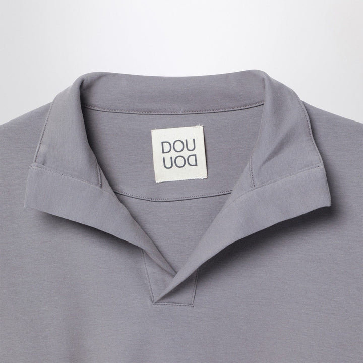 Douuod - Grey V-neck sweatshirt Brand Shirts &amp; Tops