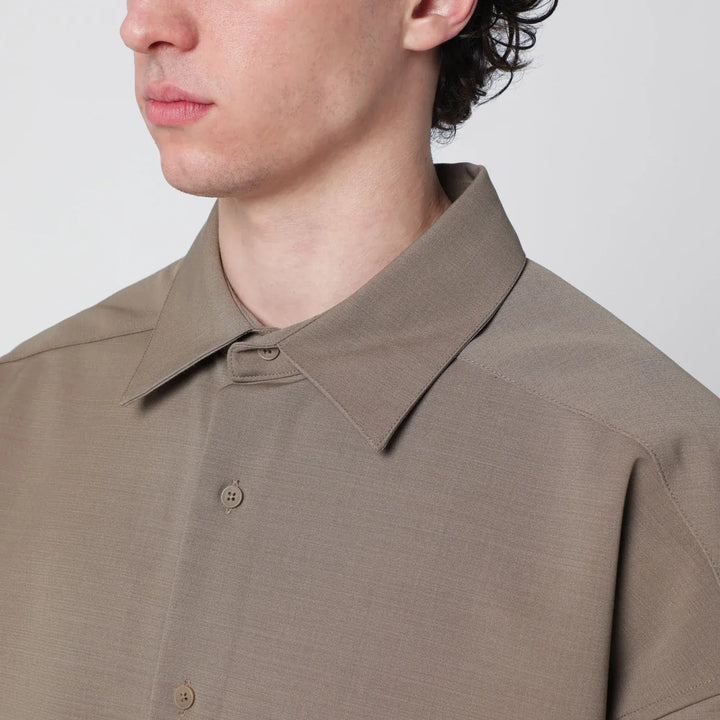 Entire Studios - Beige oversized short-sleeve shirt Brand Shirts &amp; Tops