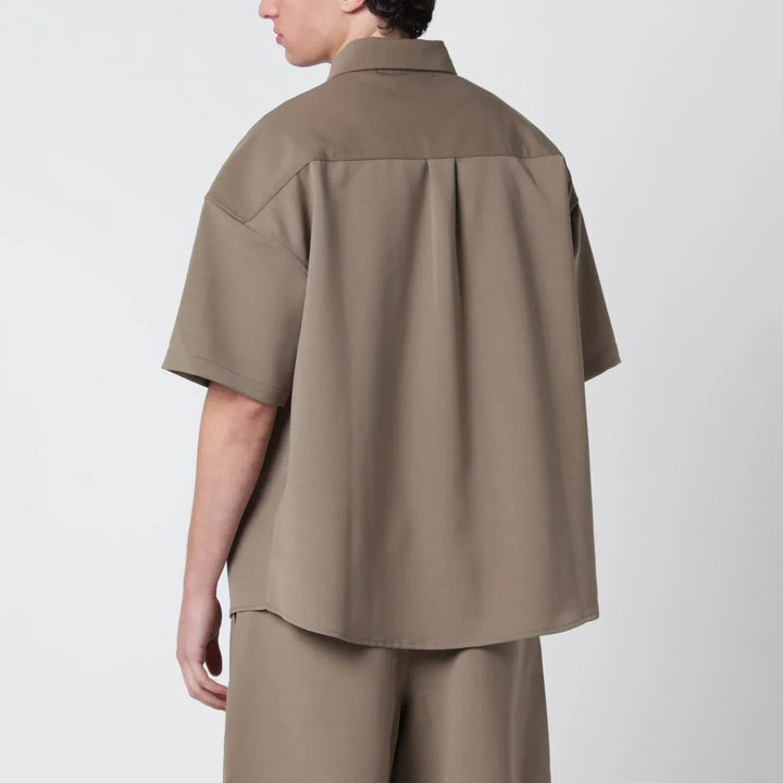 Entire Studios - Beige oversized short-sleeve shirt Brand Shirts &amp; Tops