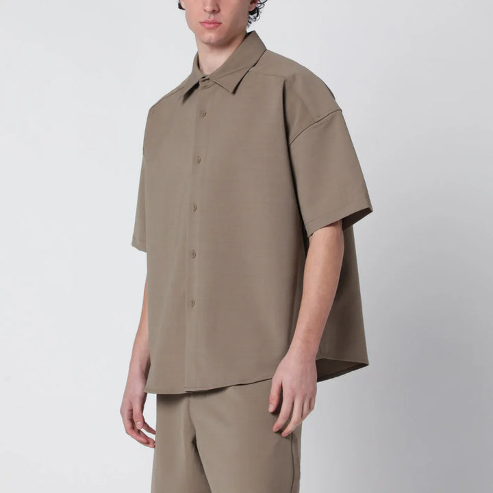 Entire Studios - Beige oversized short-sleeve shirt Brand Shirts &amp; Tops M