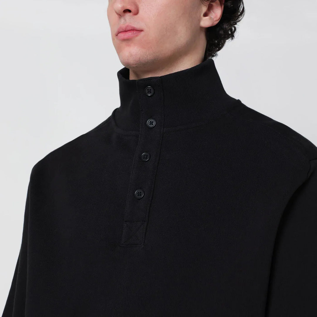 Entire Studios - Black cotton buttoned sweater Brand Shirts &amp; Tops