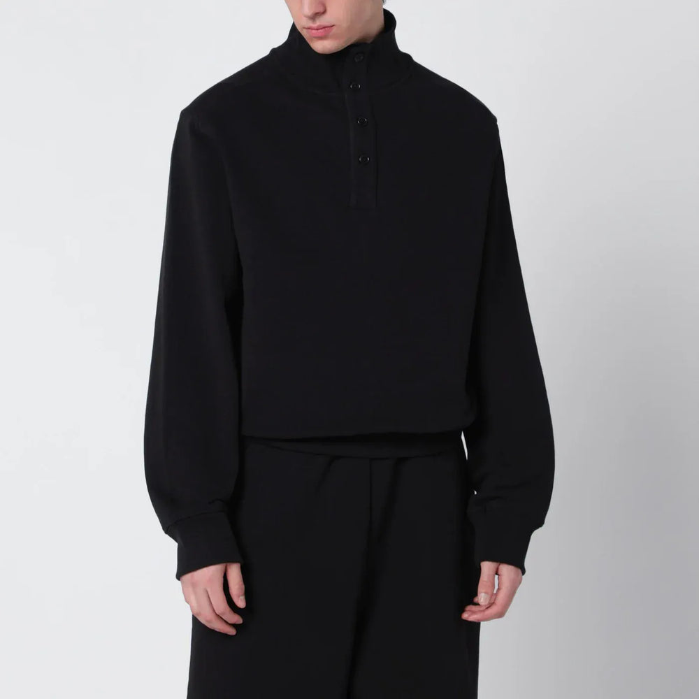 Entire Studios - Black cotton buttoned sweater Brand Shirts & Tops S