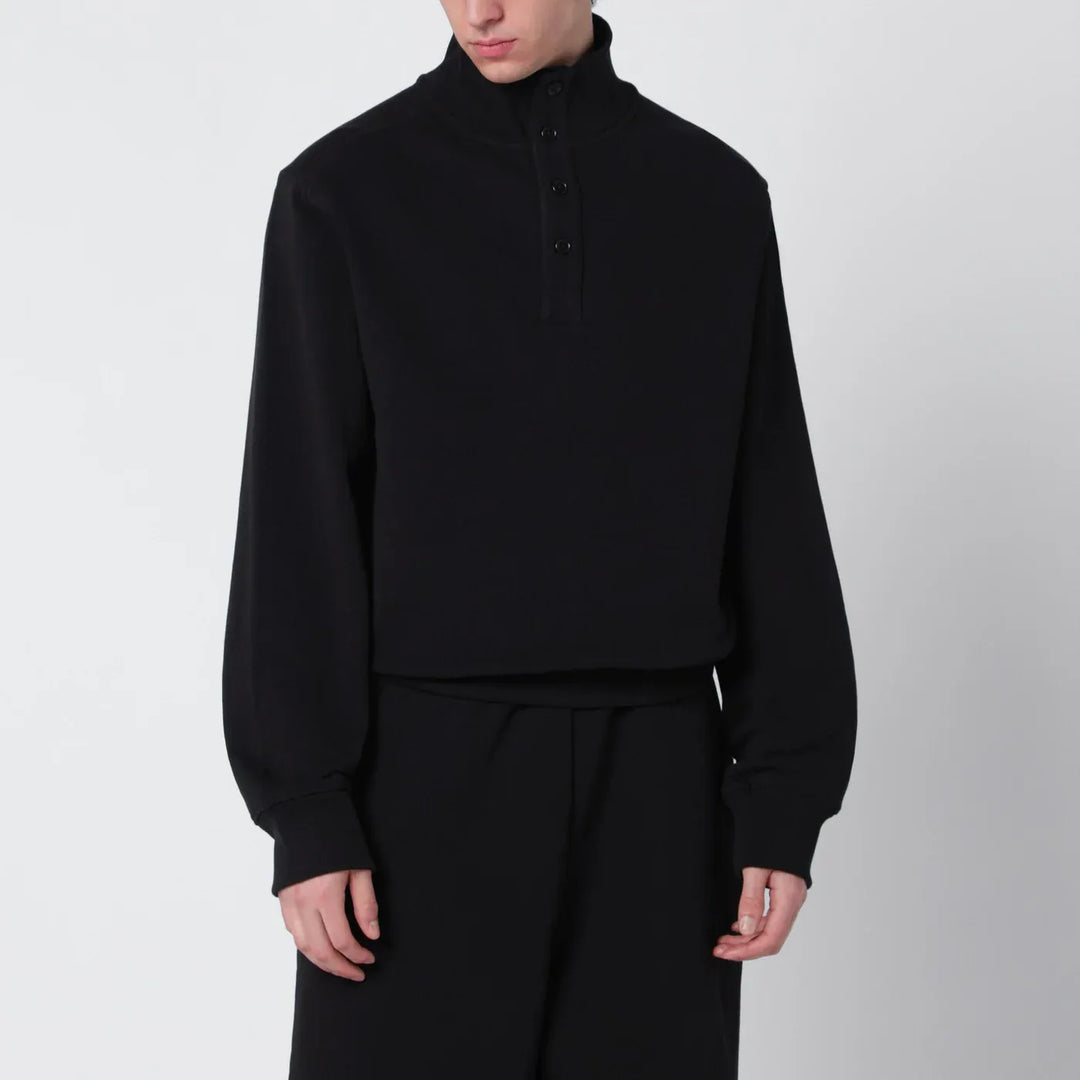 Entire Studios - Black cotton buttoned sweater Brand Shirts &amp; Tops S