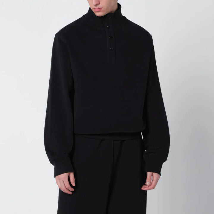 Entire Studios - Black cotton buttoned sweater Brand Shirts &amp; Tops S