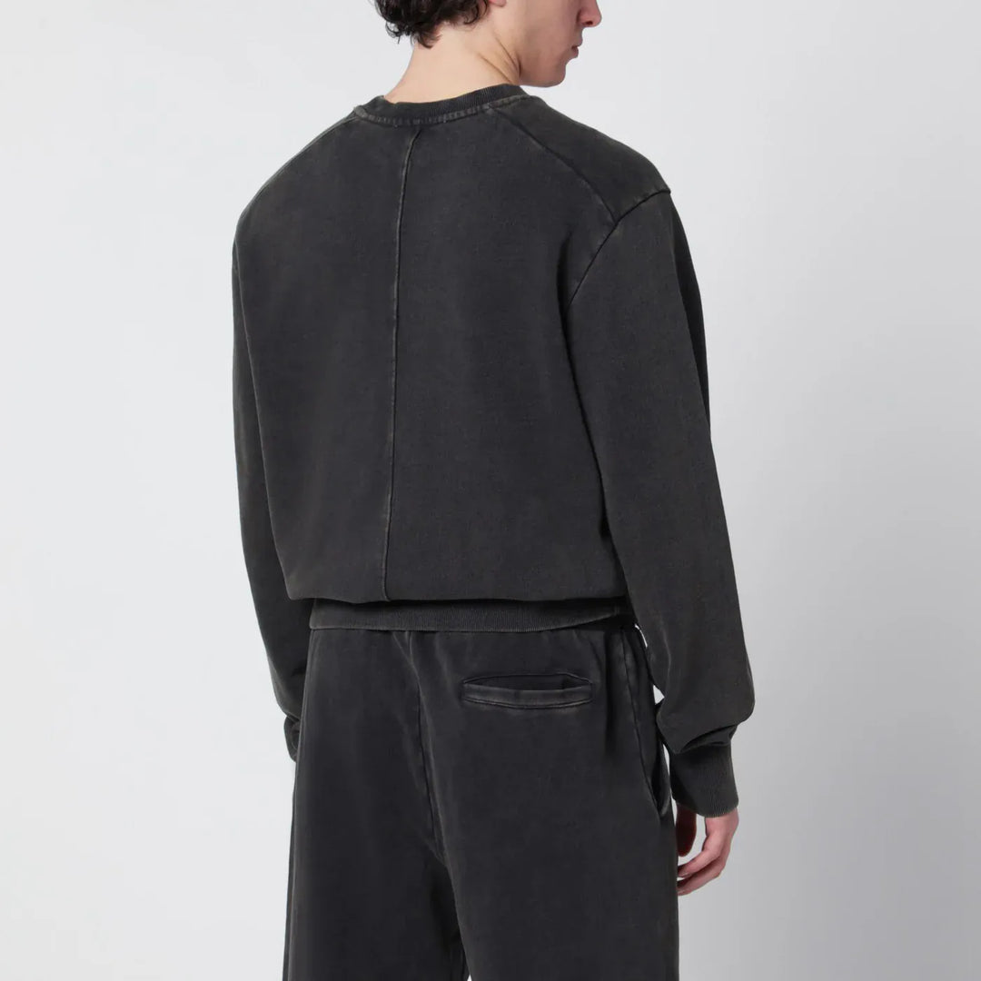 Entire Studios - Washed black cotton crewneck sweatshirt Brand Shirts &amp; Tops