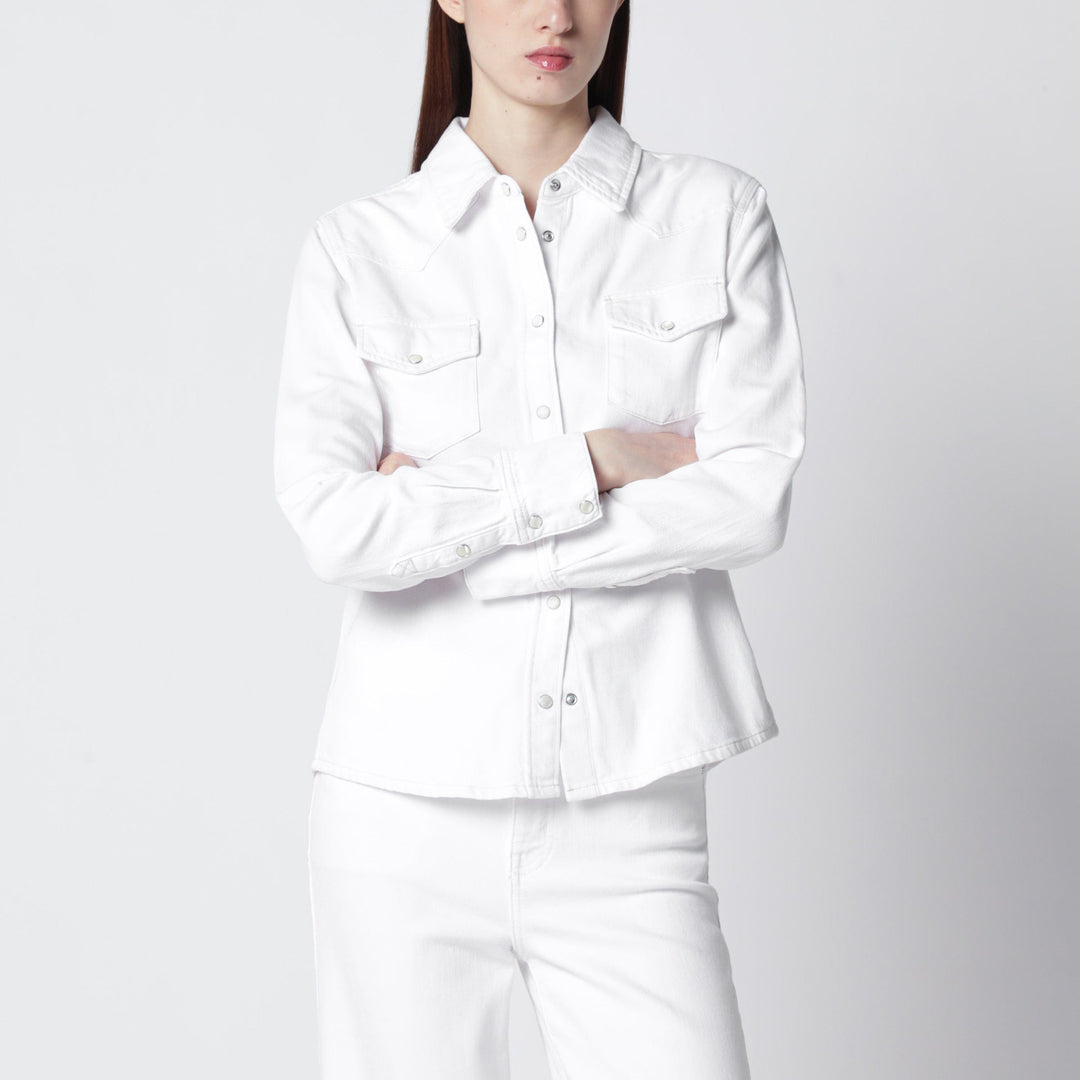 Shirts & Tops Frame - White rigid denim shirt Brand