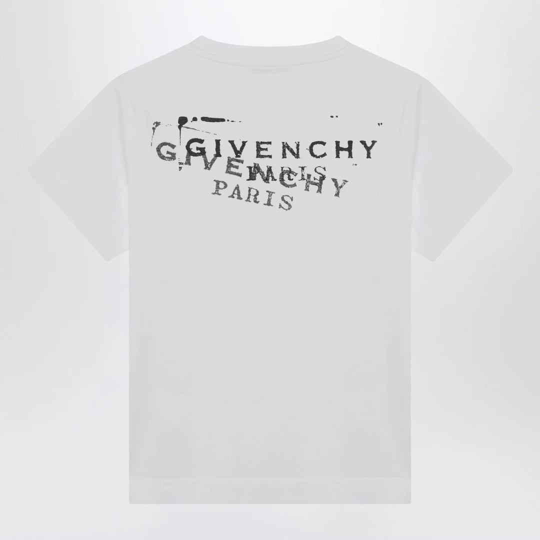Givenchy - White cotton T-shirt with logo print Brand Shirts &amp; Tops