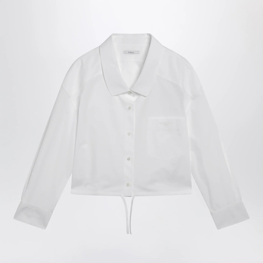 Givenchy - White short poplin shirt Brand Shirts &amp; Tops 38  FR