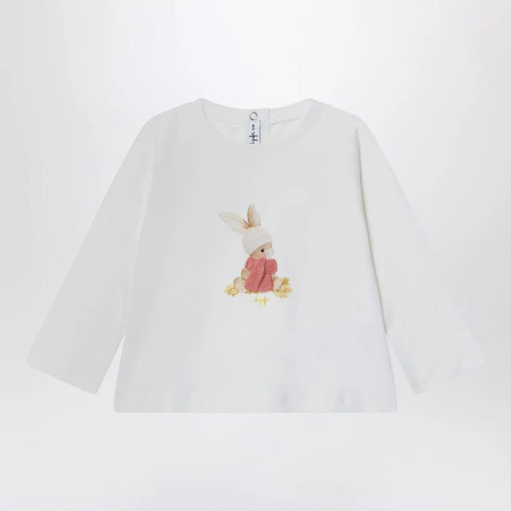 Il Gufo - Long-sleeve T-shirt with bunny Brand Shirts &amp; Tops 12