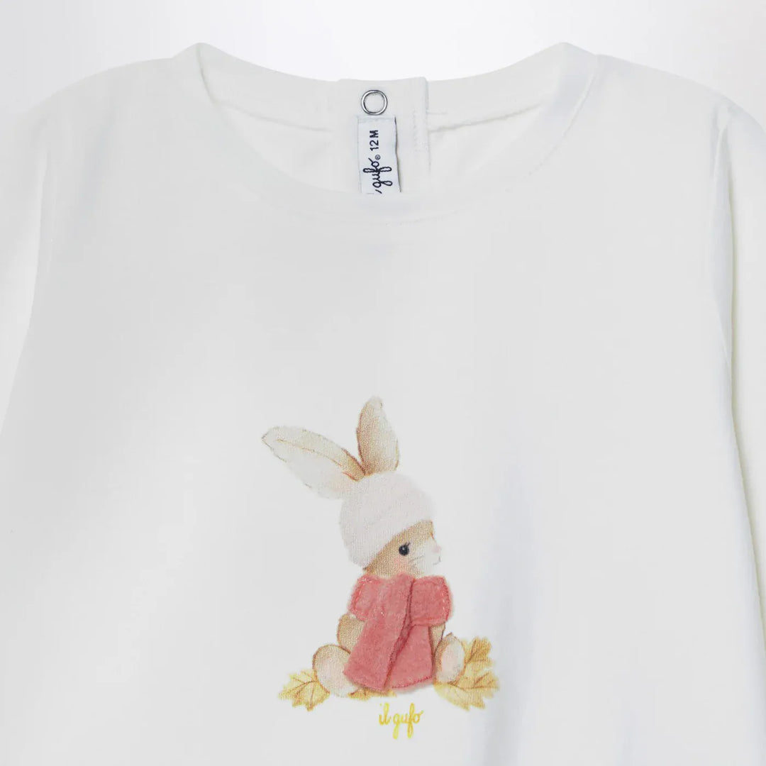 Il Gufo - Long-sleeve T-shirt with bunny Brand Shirts &amp; Tops
