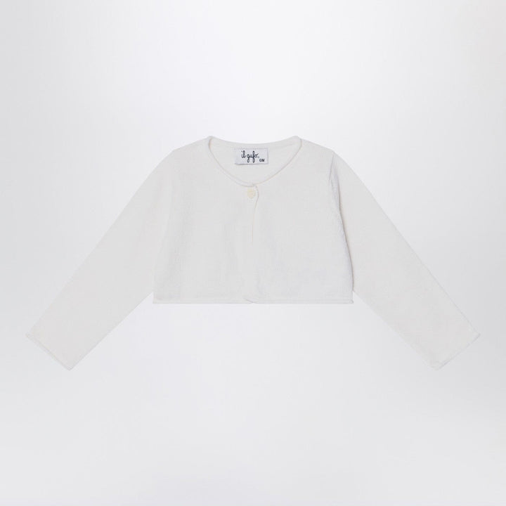 Shirts &amp; Tops Il Gufo - Short wrap cardigan white milk Brand