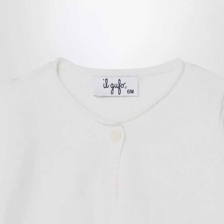 Il Gufo - Short wrap cardigan white milk Brand Shirts &amp; Tops