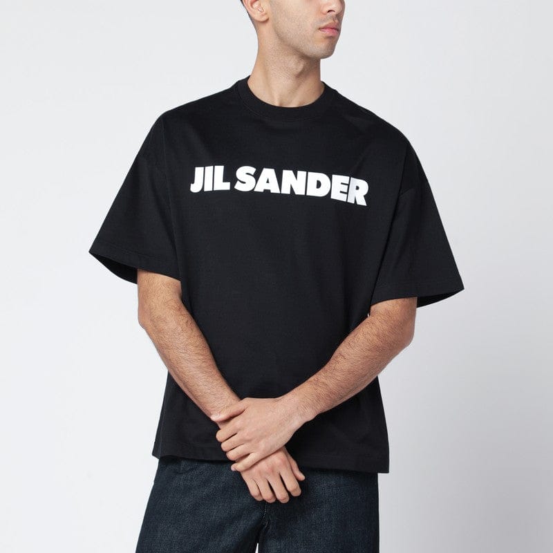 Shirts & Tops Jil Sander - Black boxy T-shirt with logo - S Brand