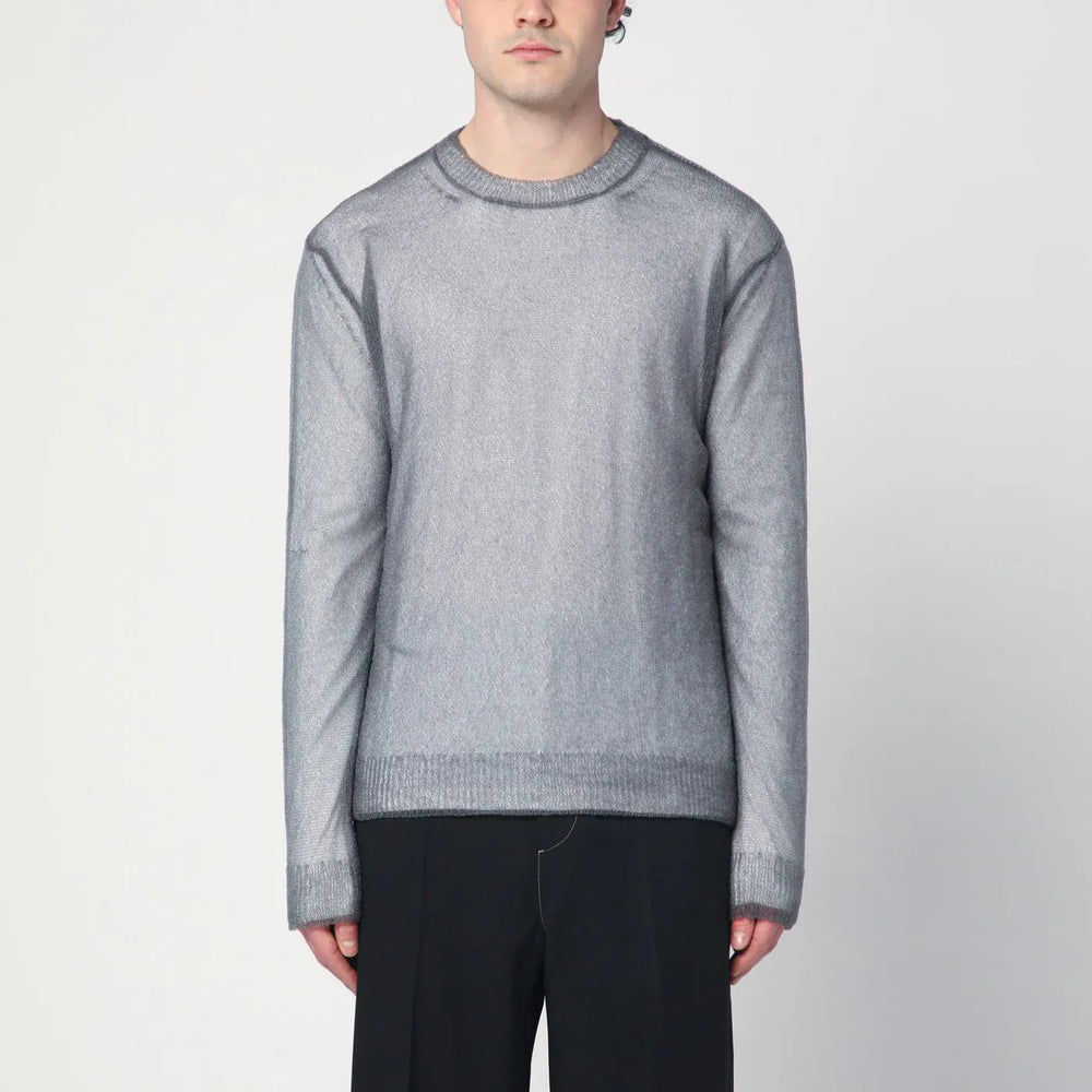 Jil Sander - Grey jumper with layered design Brand Shirts & Tops 50 IT