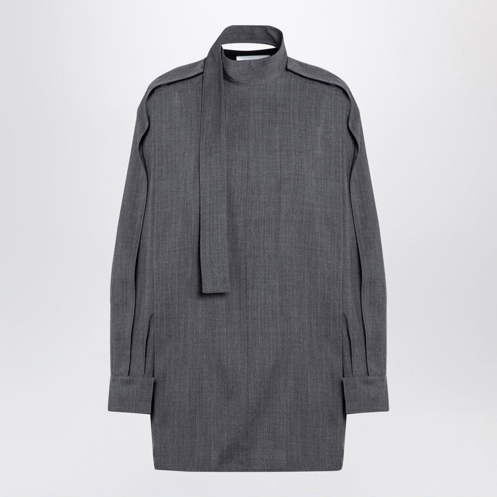 Shirts &amp; Tops Jil Sander - Grey wool shirt with scarf Brand