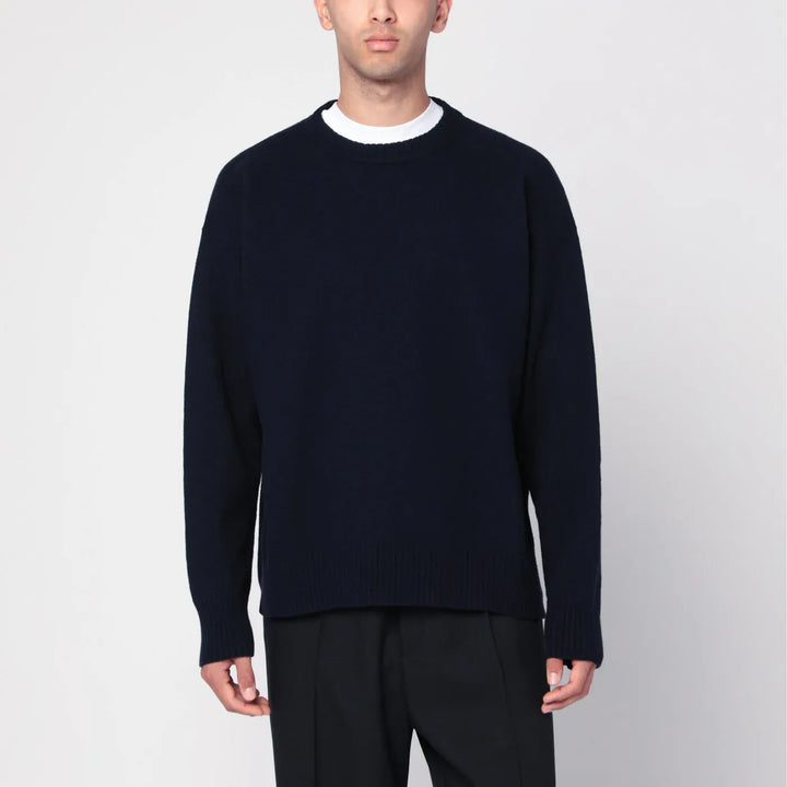 Jil Sander - Midnight blue cotton T-shirt Brand Shirts &amp; Tops 46 IT