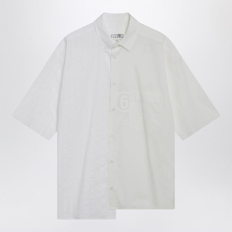 Shirts & Tops MM6 Maison Margiela - Two-tone cotton poplin shirt - 52 IT Brand