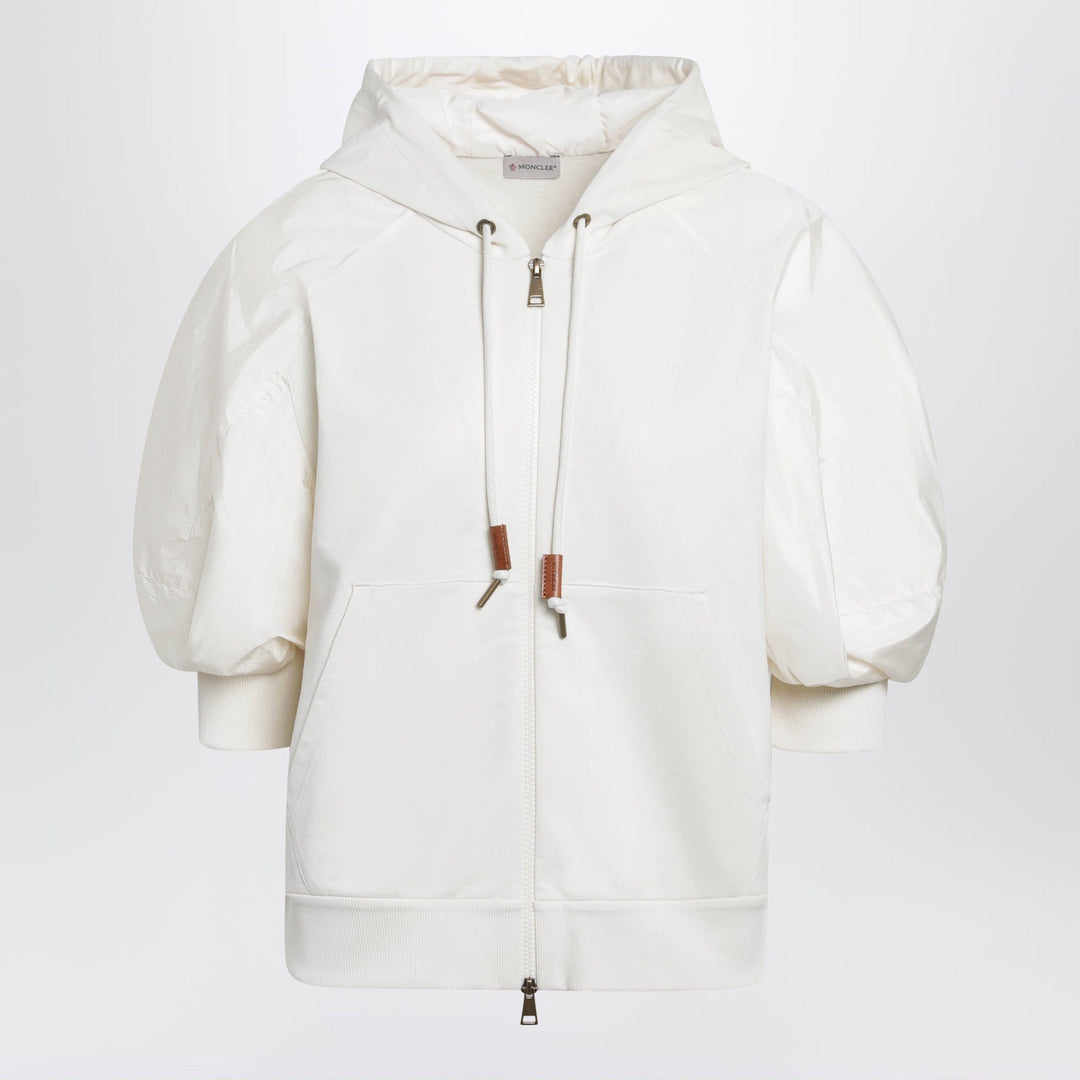 Shirts & Tops Moncler - White short-sleeve jersey sweatshirt Brand