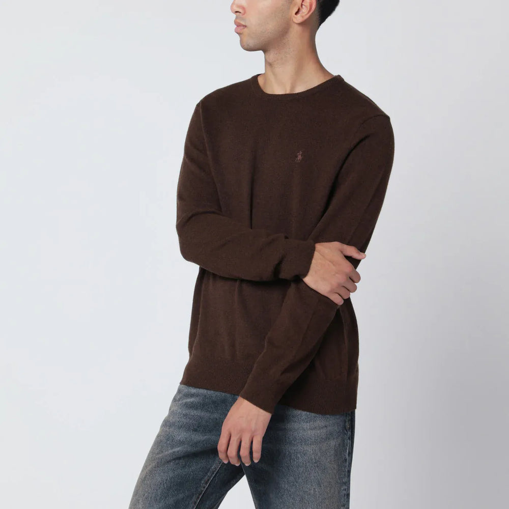 Polo Ralph Lauren - Brown wool sweater Brand Shirts & Tops XL