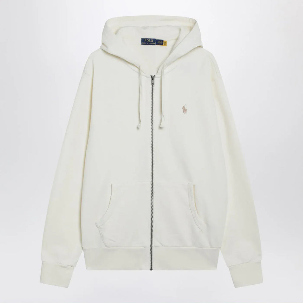 Polo Ralph Lauren - Ivory cotton zip-up sweatshirt Brand Shirts & Tops S