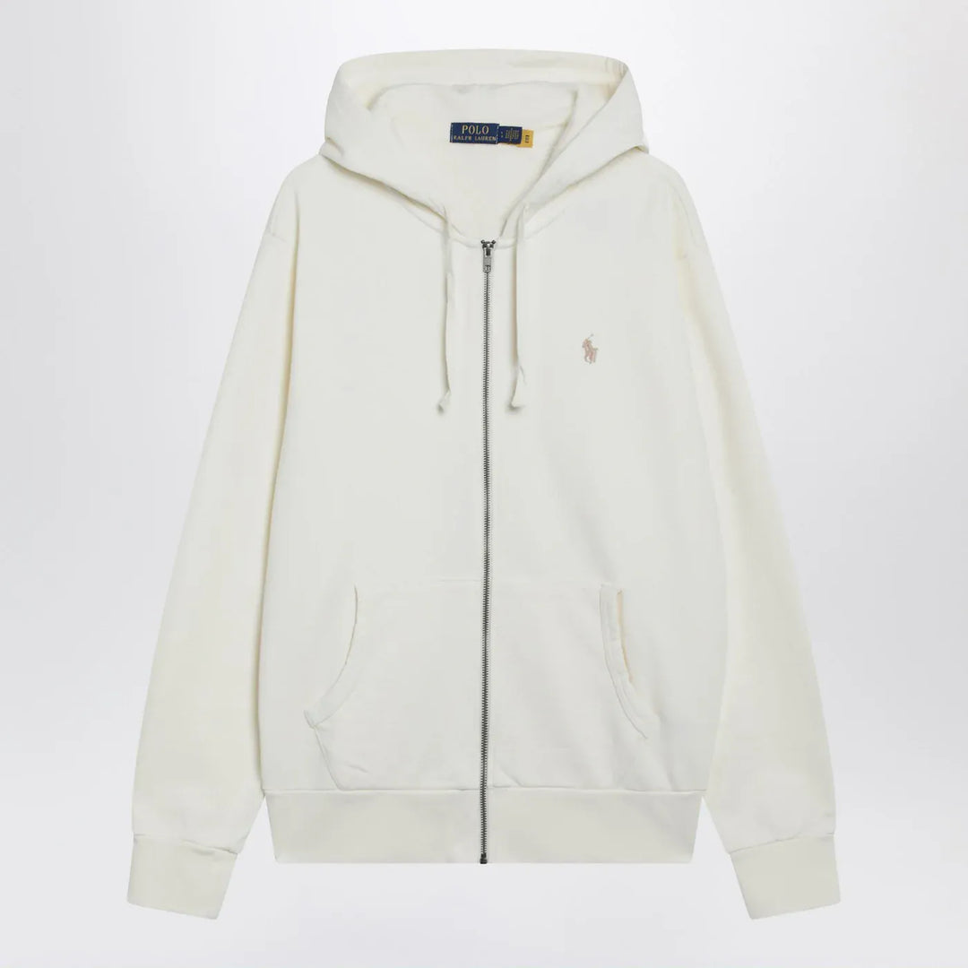 Polo Ralph Lauren - Ivory cotton zip-up sweatshirt Brand Shirts &amp; Tops S