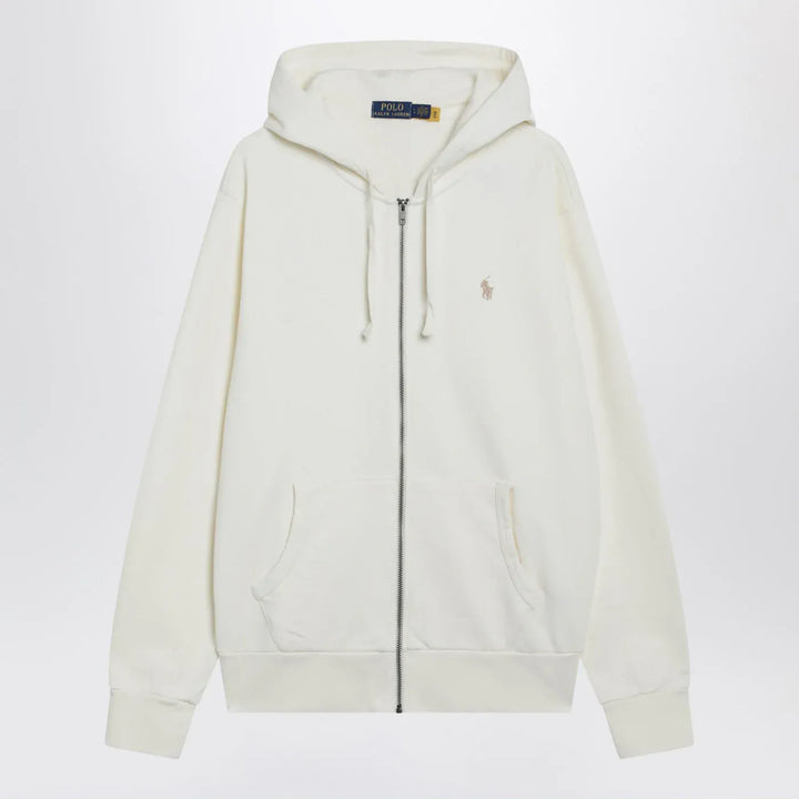 Polo Ralph Lauren - Ivory cotton zip-up sweatshirt Brand Shirts &amp; Tops S