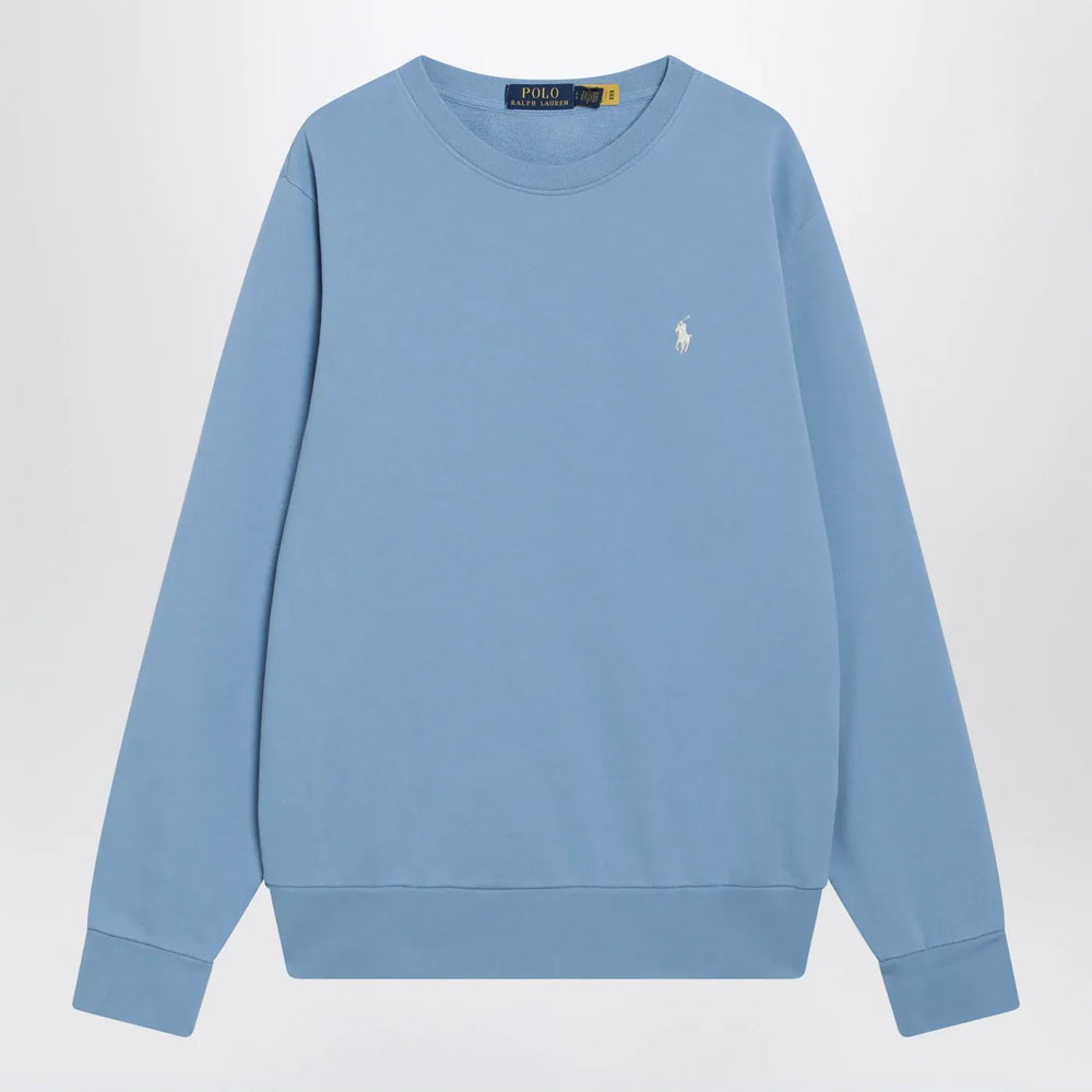 Polo Ralph Lauren - Light blue cotton crew-neck sweatshirt Brand Shirts & Tops S