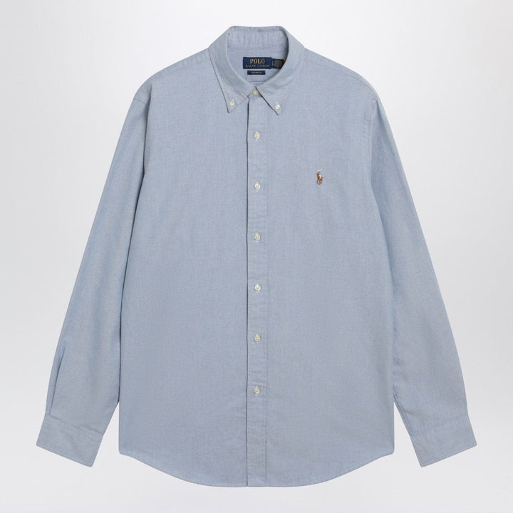 Shirts &amp; Tops Polo Ralph Lauren - Light blue Oxford shirt Custom-fit Brand